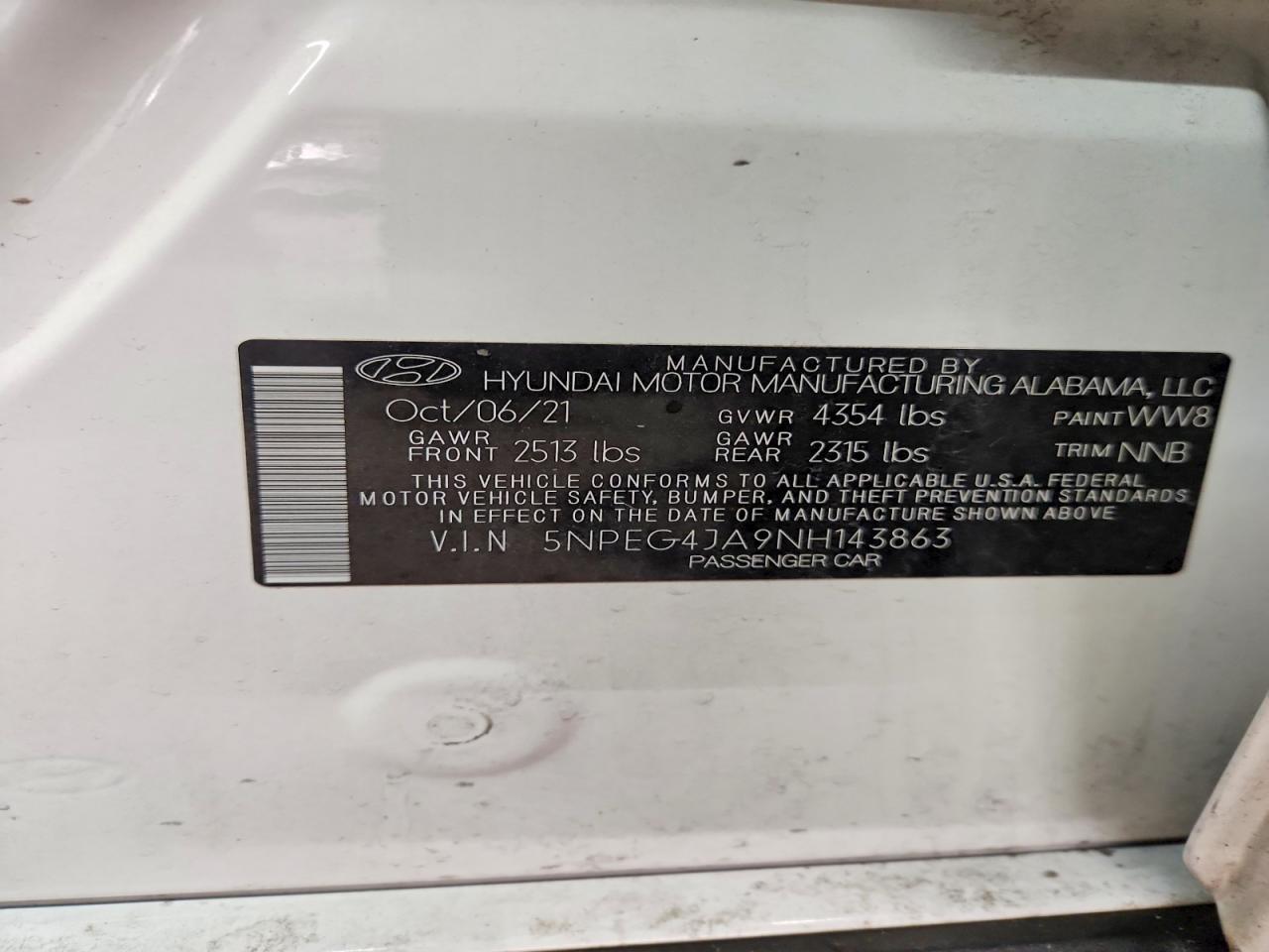 2022 Hyundai Sonata se