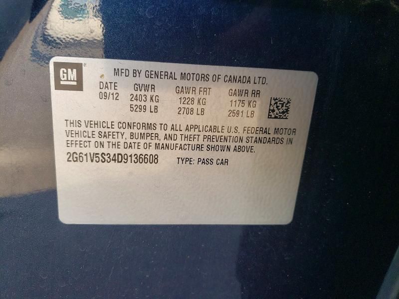 2013 Cadillac Xts Platinum