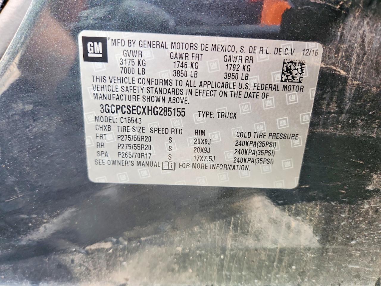 2017 Chevrolet Silverado C1500 LTZ