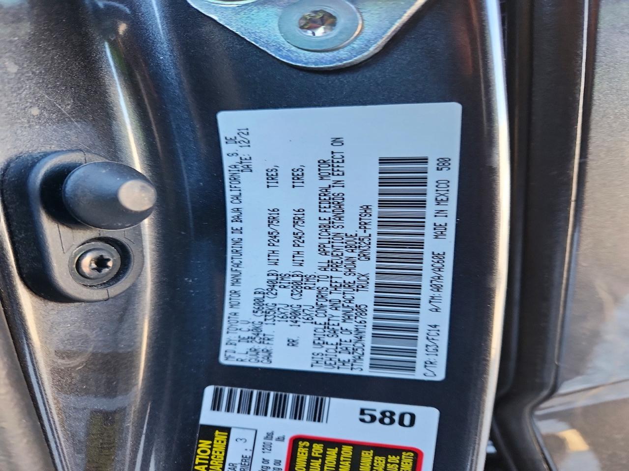 2022 Toyota Tacoma SR5 V6