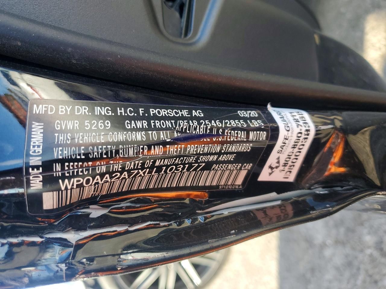 2020 Porsche Panamera Base