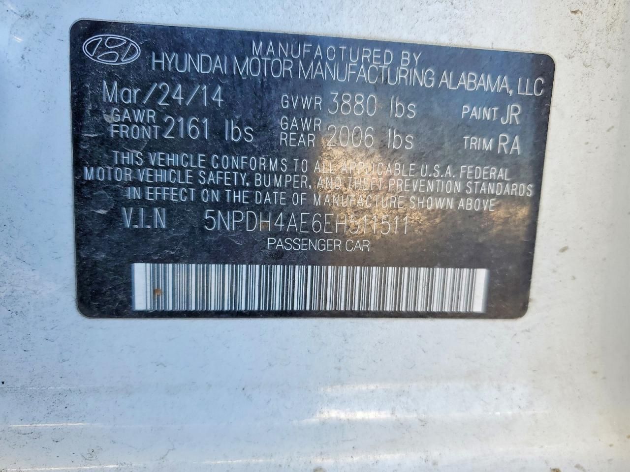 2014 Hyundai Elantra se