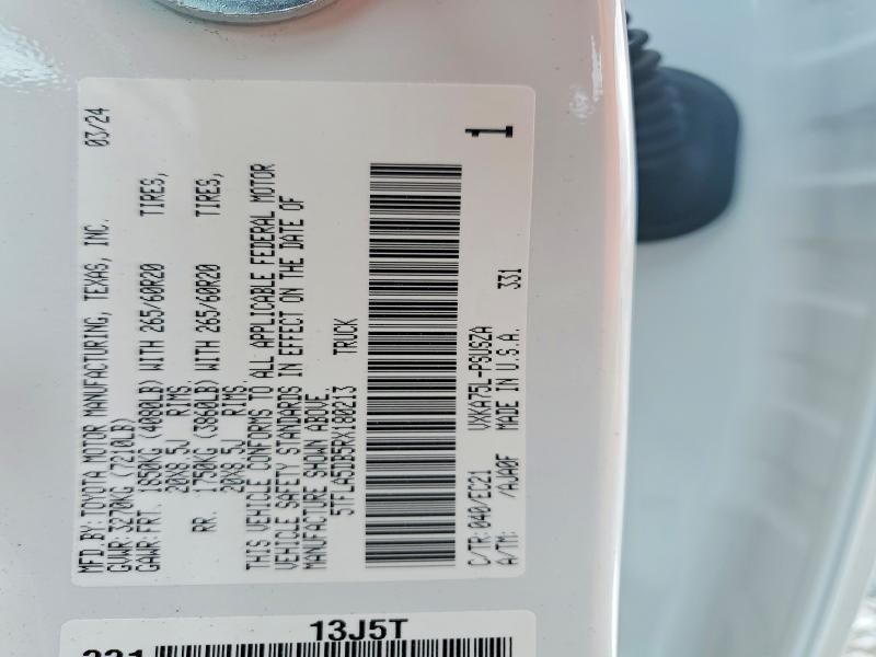 2024 Toyota Tundra Crewmax sr