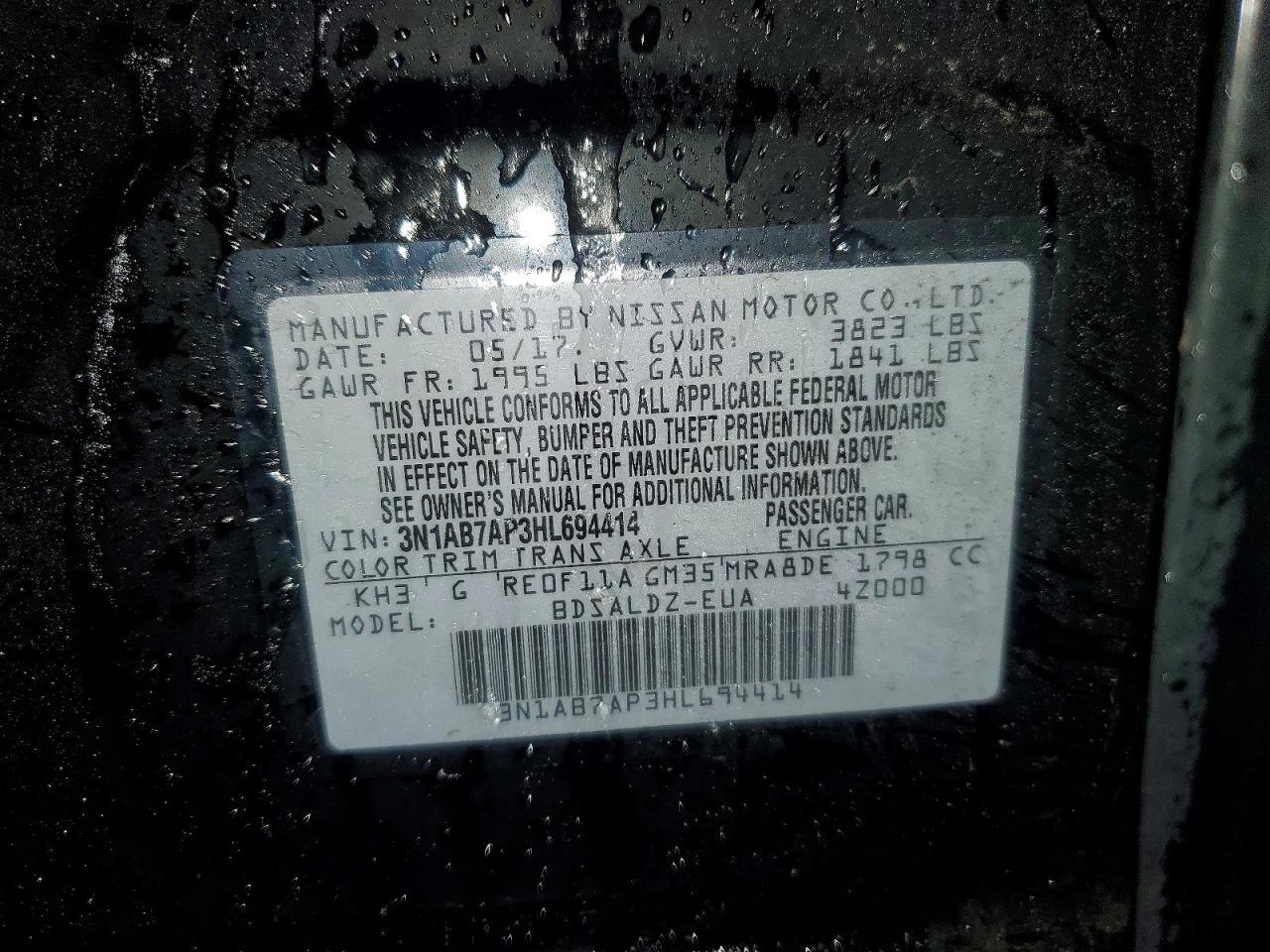 2017 Nissan Sentra s