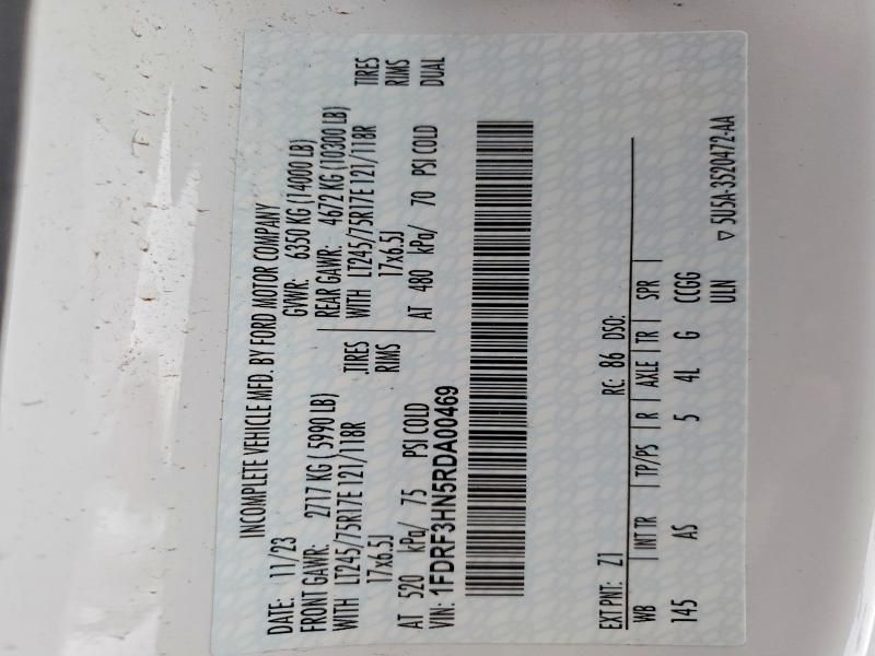 2024 Ford F350 Chassis c 4X4