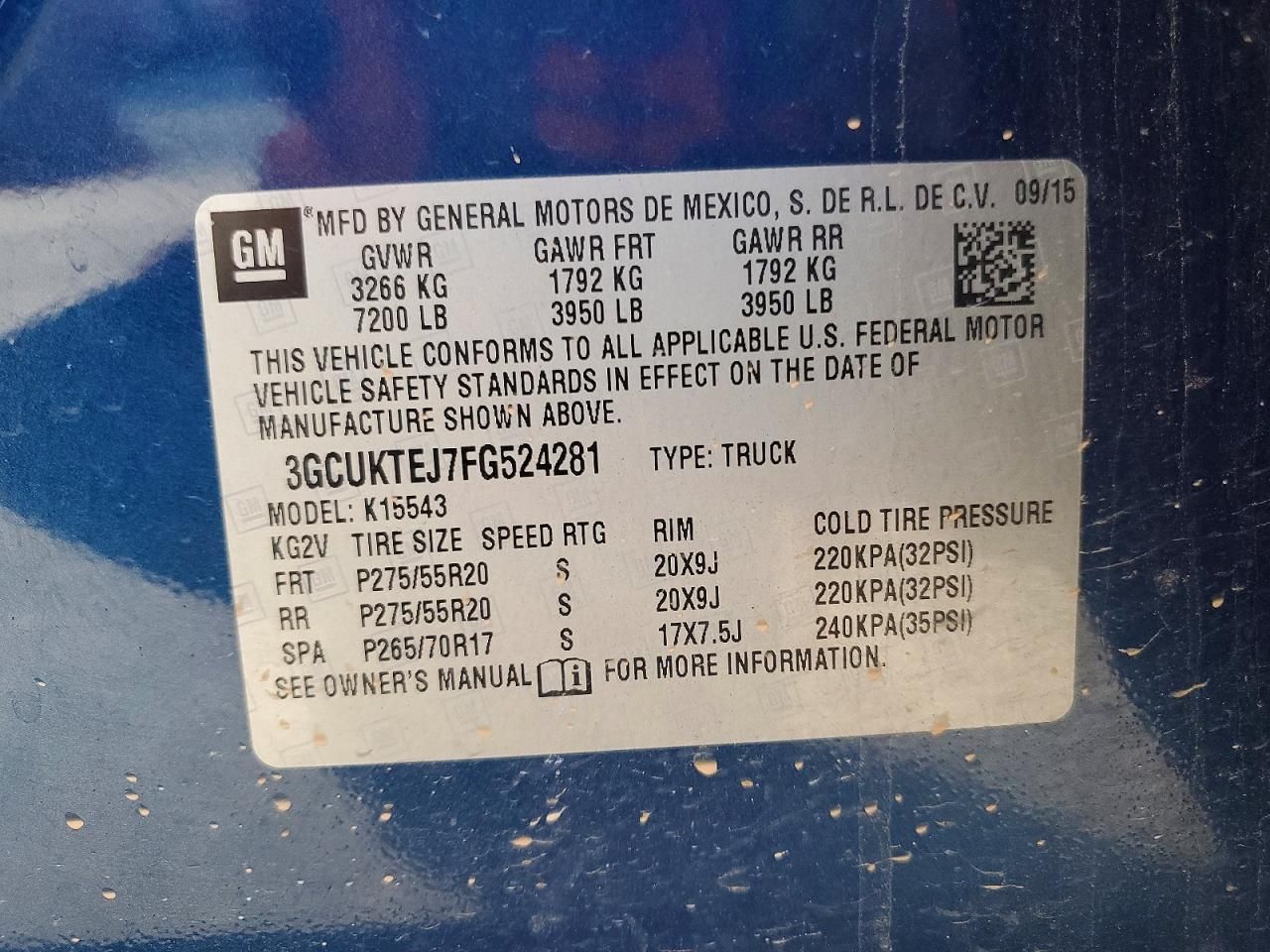 2015 Chevrolet Silverado K1500 High Country