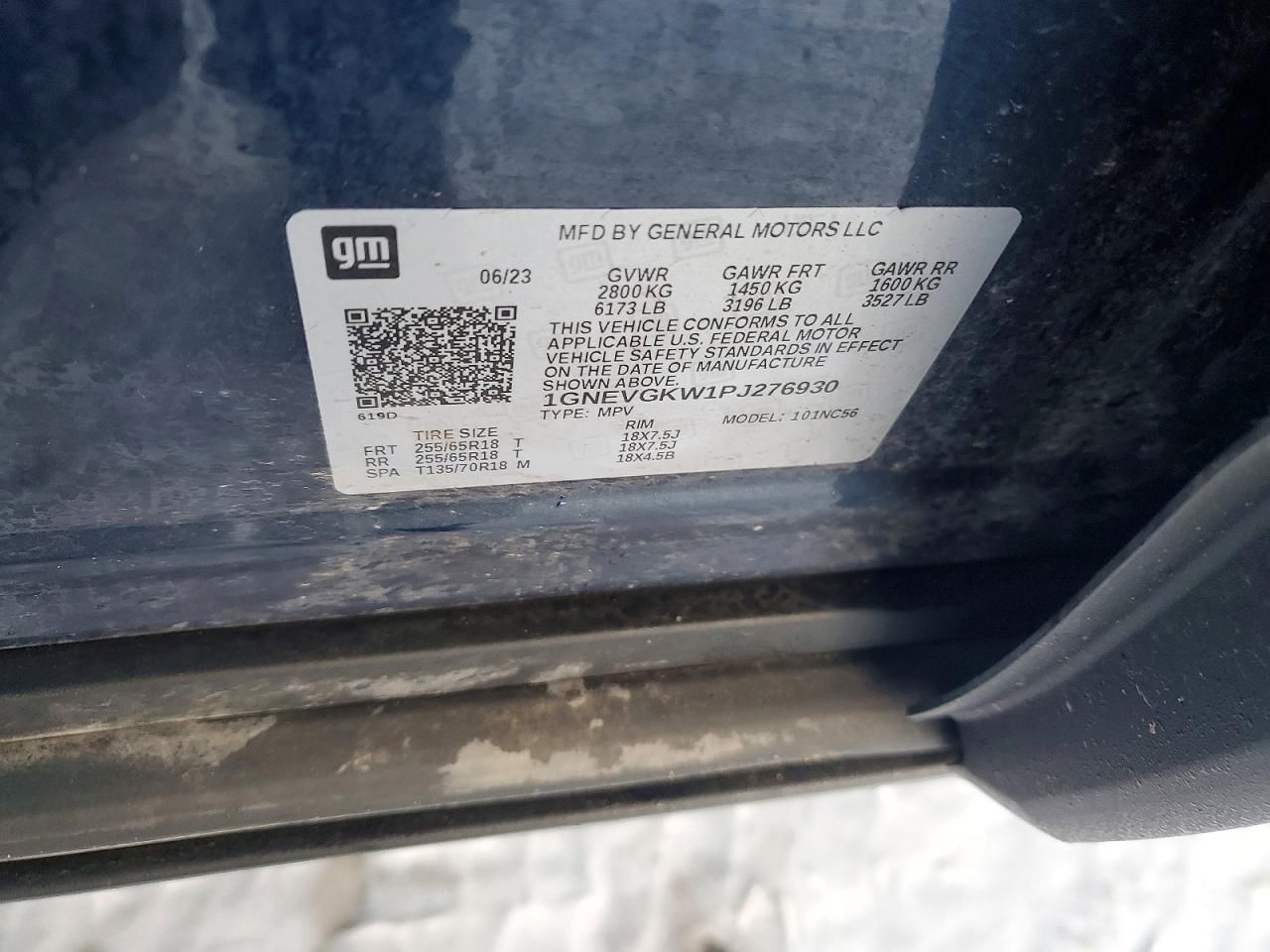 2023 Chevrolet Traverse lt