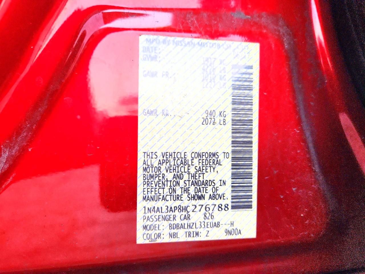 2017 Nissan Altima 2.5