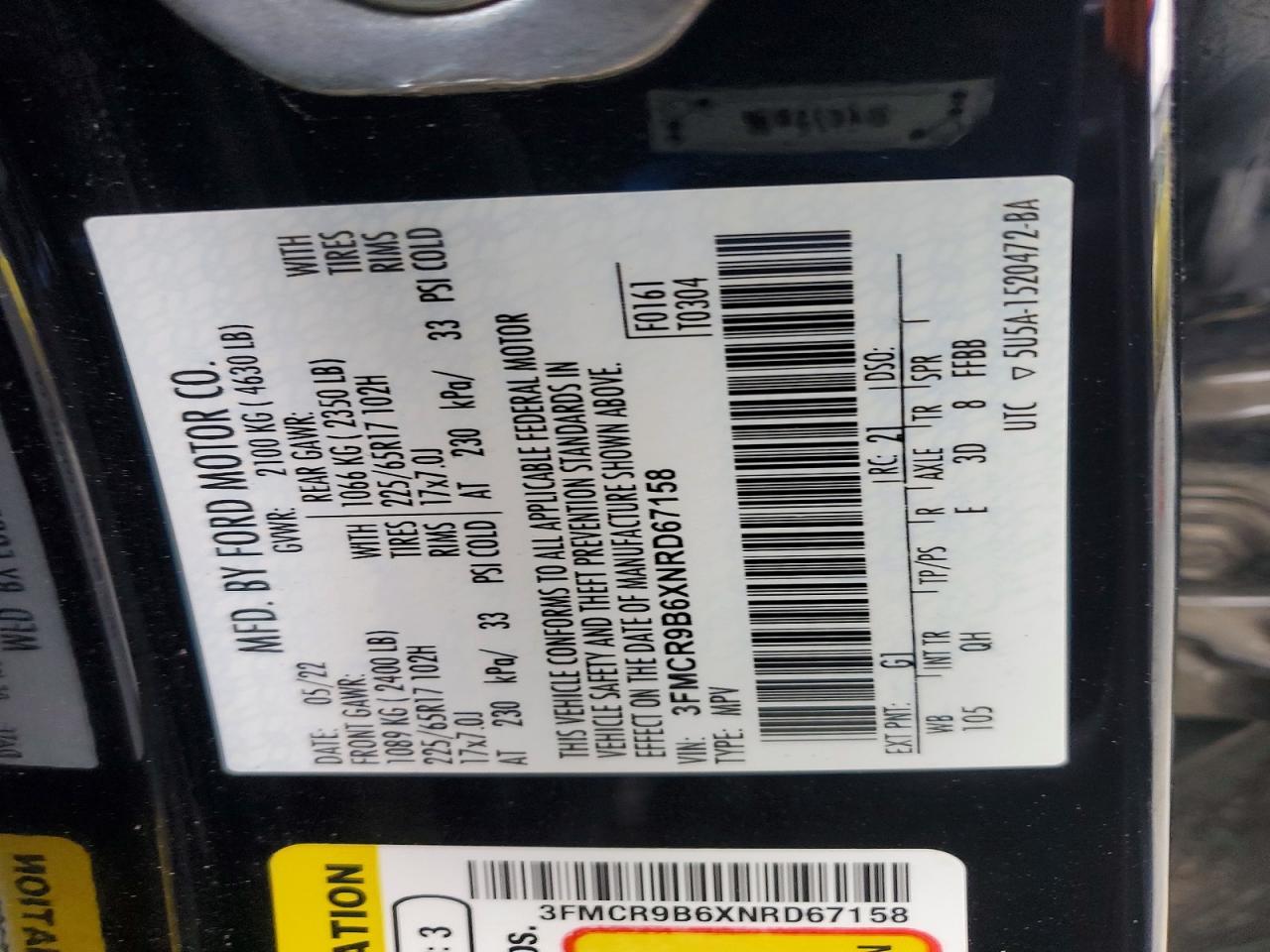 2022 Ford Bronco Sport big Bend