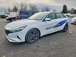 Hyundai salvage cars for sale: 2021 Hyundai Elantra sel