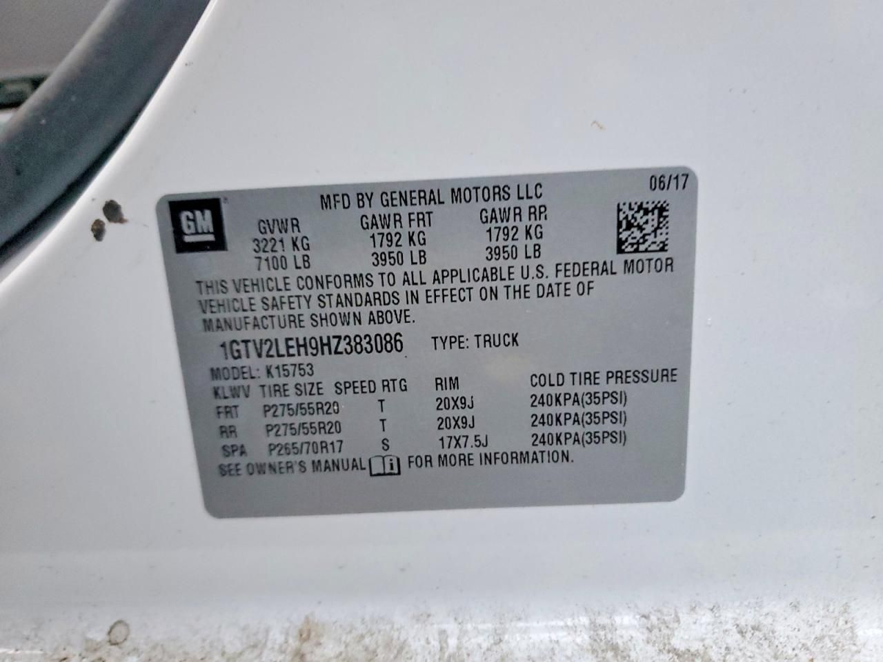 2017 GMC Sierra K1500