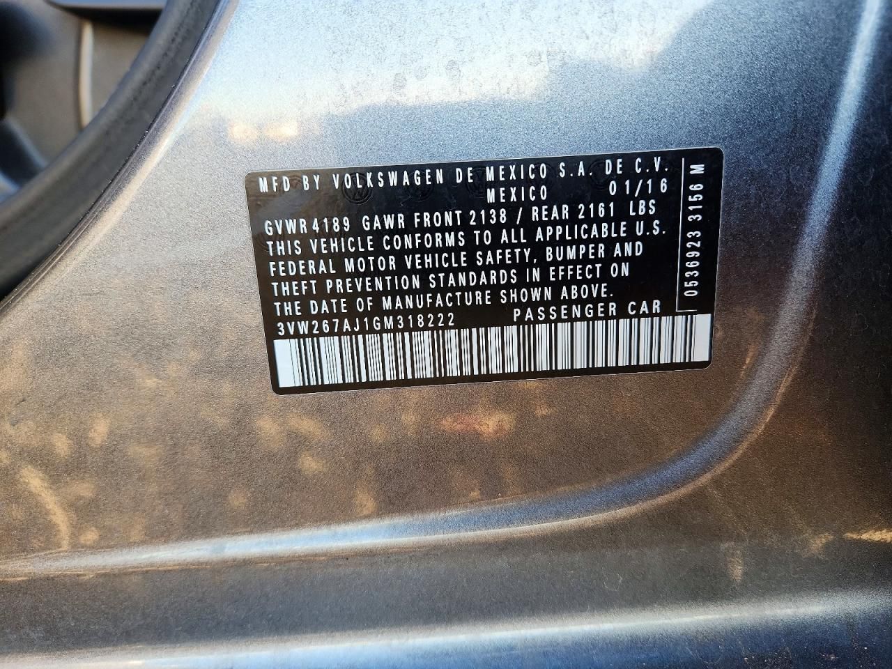 2016 Volkswagen Jetta s