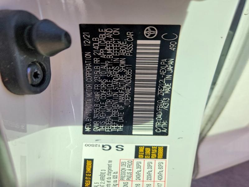 2022 Toyota Corolla le