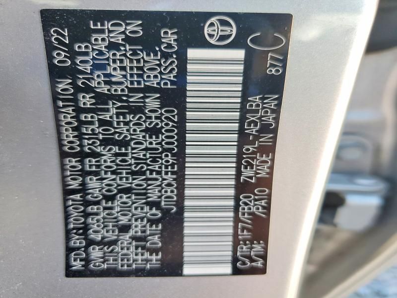 2023 Toyota Corolla le