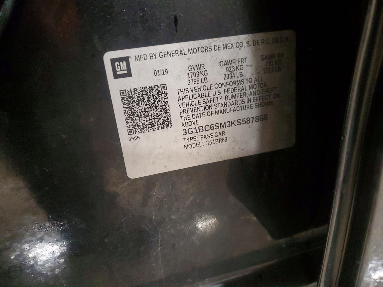 2019 Chevrolet Cruze ls