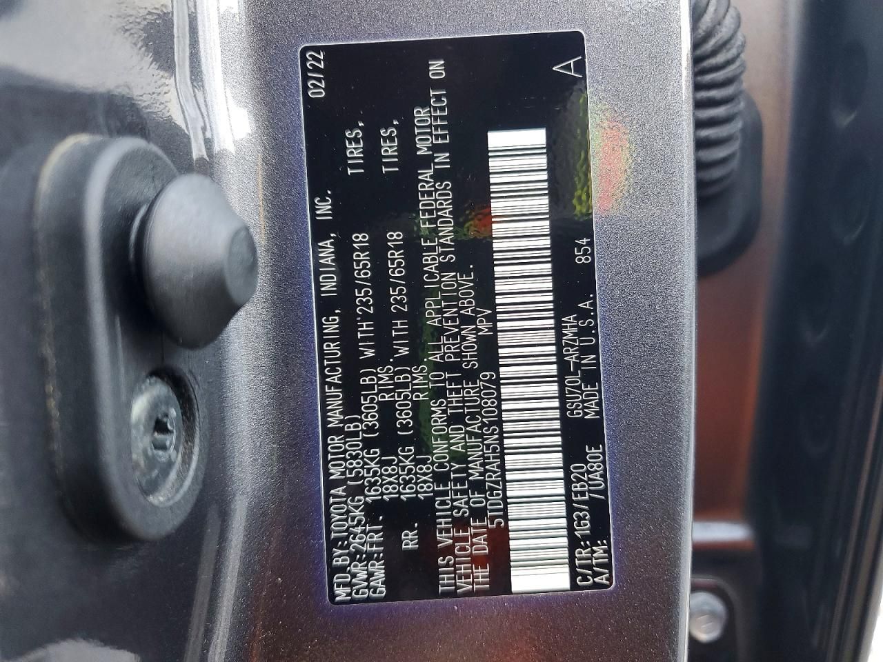 2022 Toyota Highlander xle