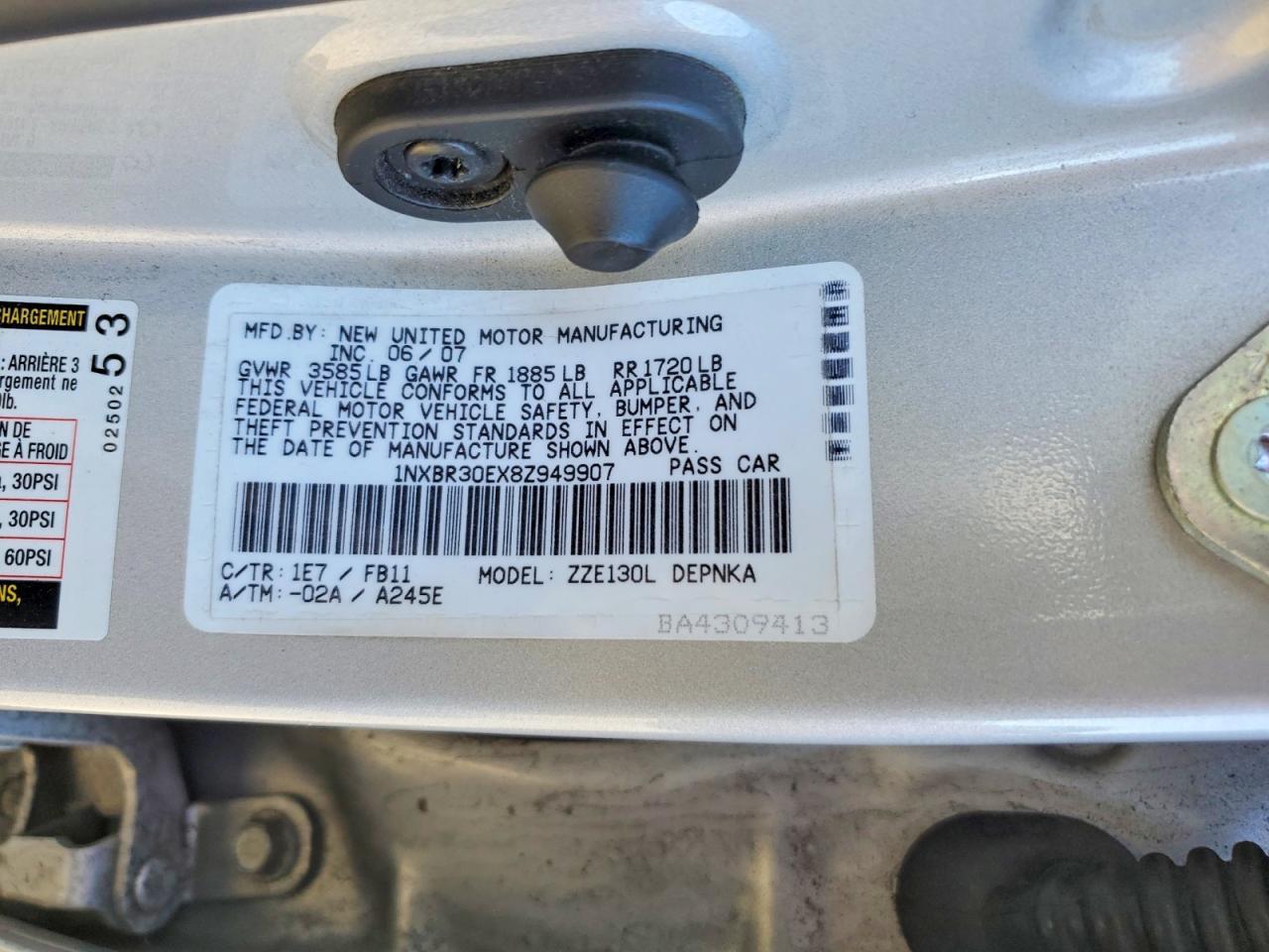 2008 Toyota Corolla ce