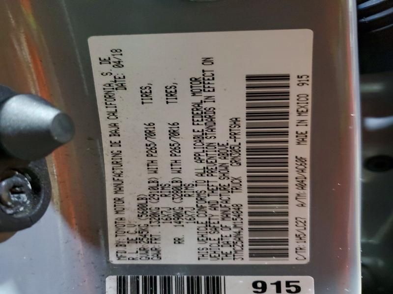 2018 Toyota Tacoma Double cab