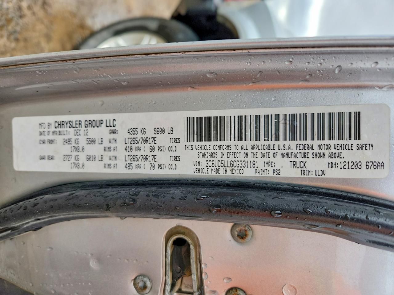 2012 Dodge Ram 2500 Longhorn