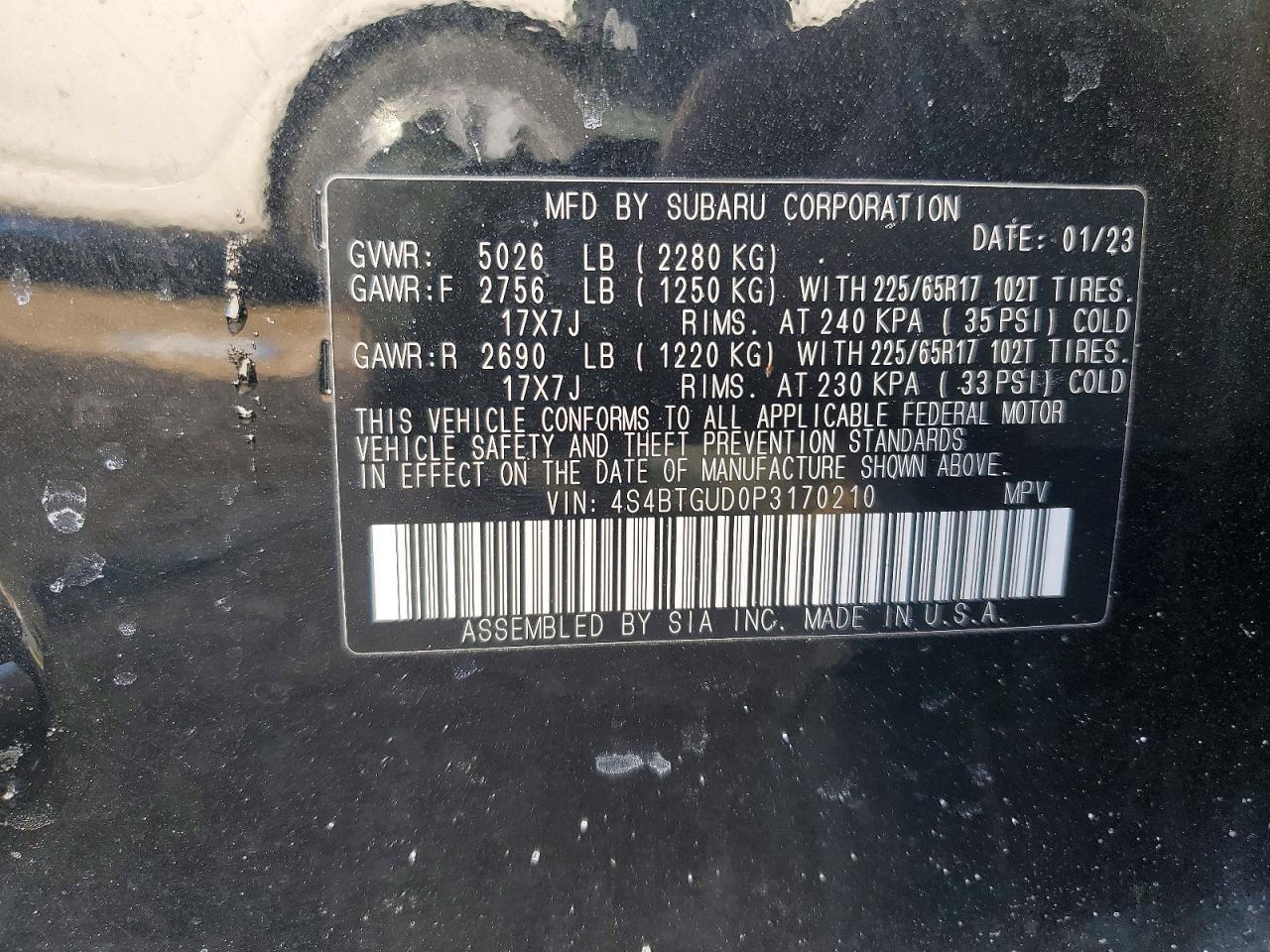 2023 Subaru Outback Wilderness