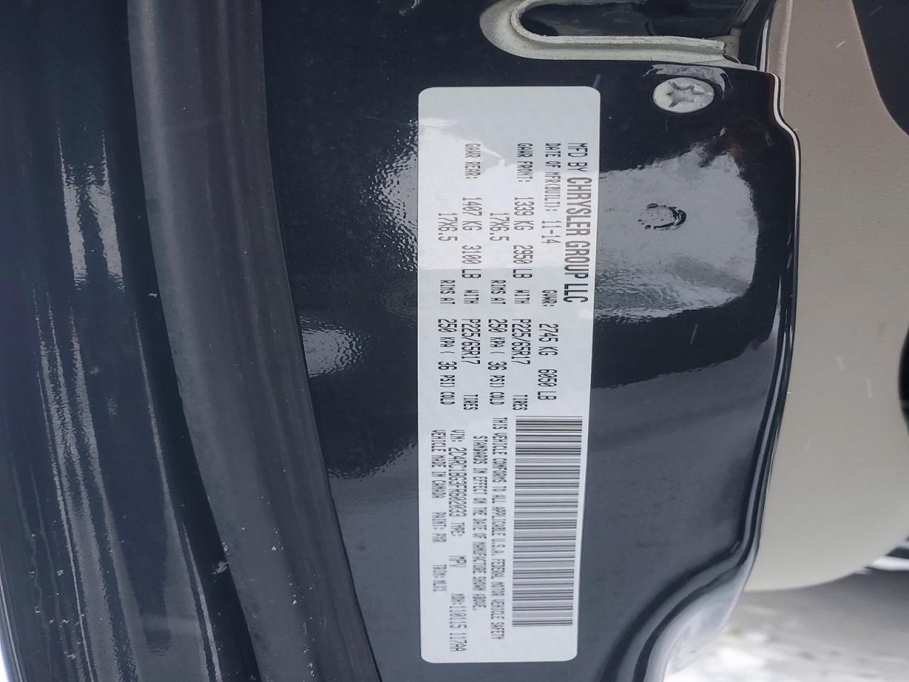 2015 Chrysler Town & Country Touring