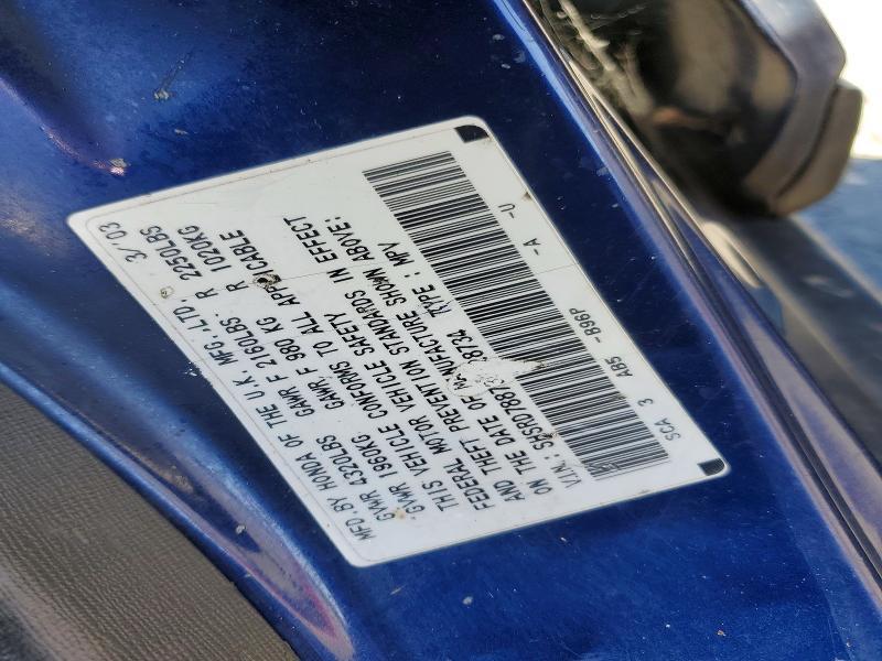 2003 Honda Cr-v ex
