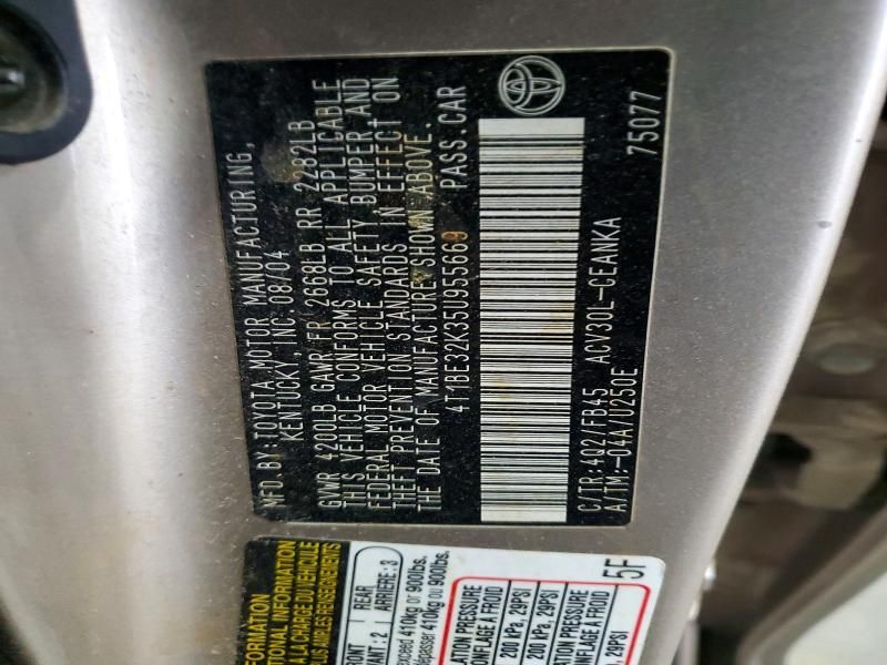 2005 Toyota Camry le