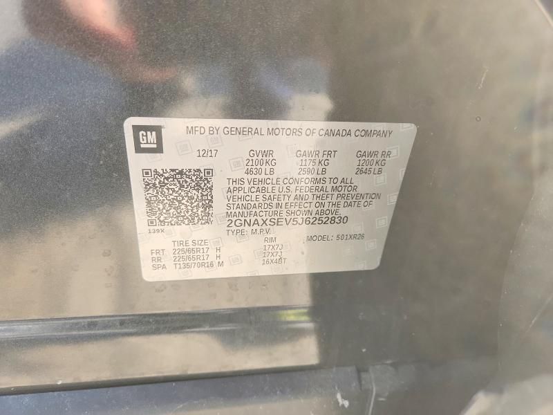 2018 Chevrolet Equinox lt