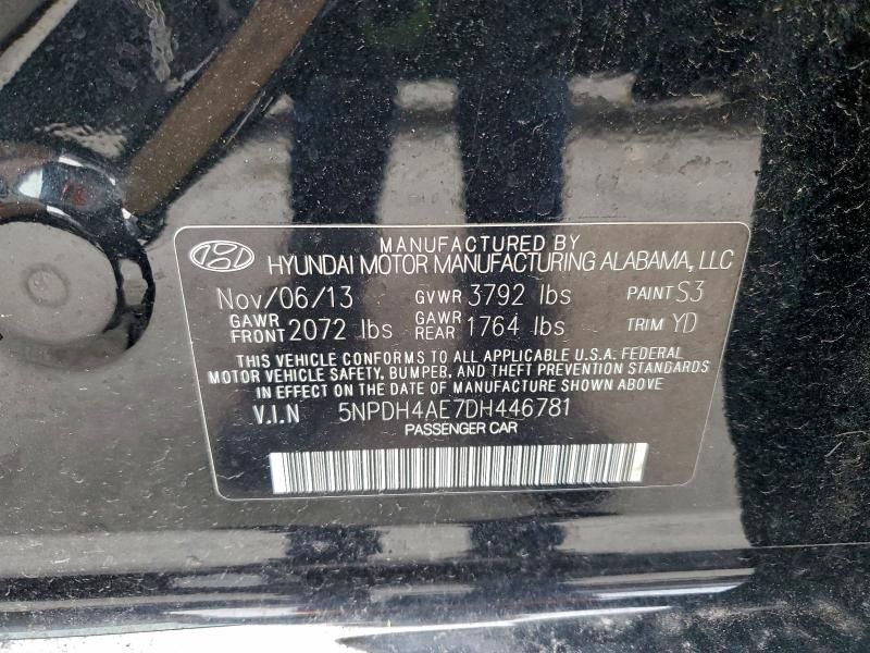 2013 Hyundai Elantra gls