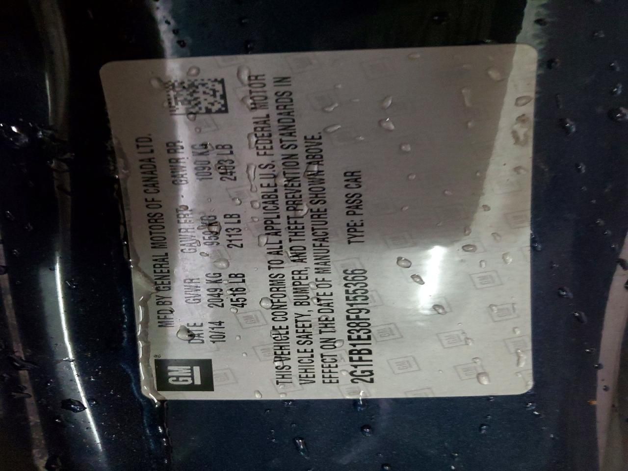 2015 Chevrolet Camaro ls