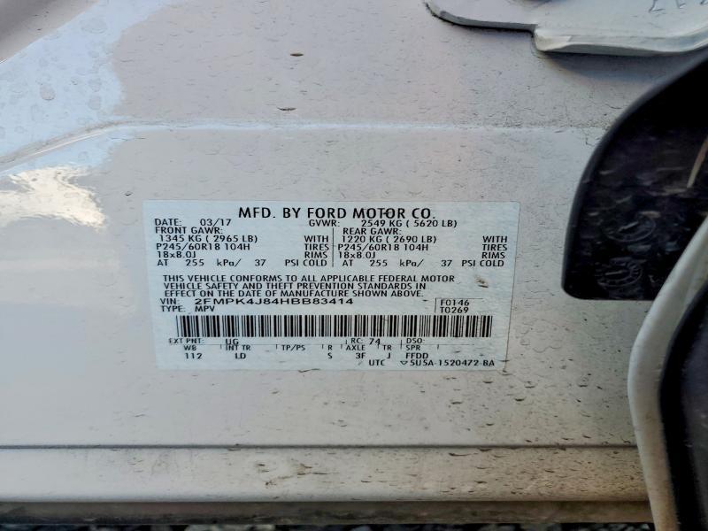 2017 Ford Edge sel