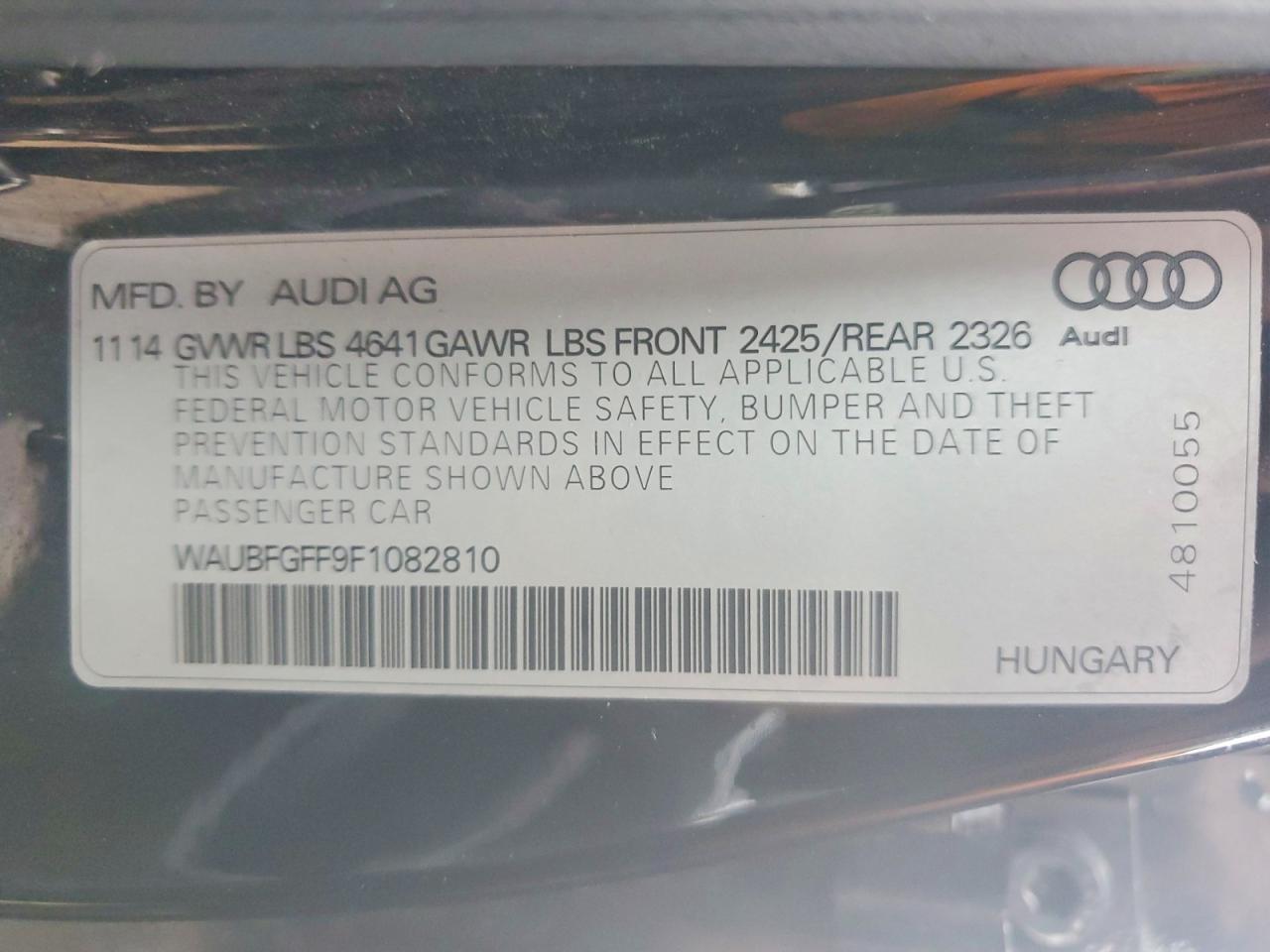 2015 Audi S3 Premium Plus