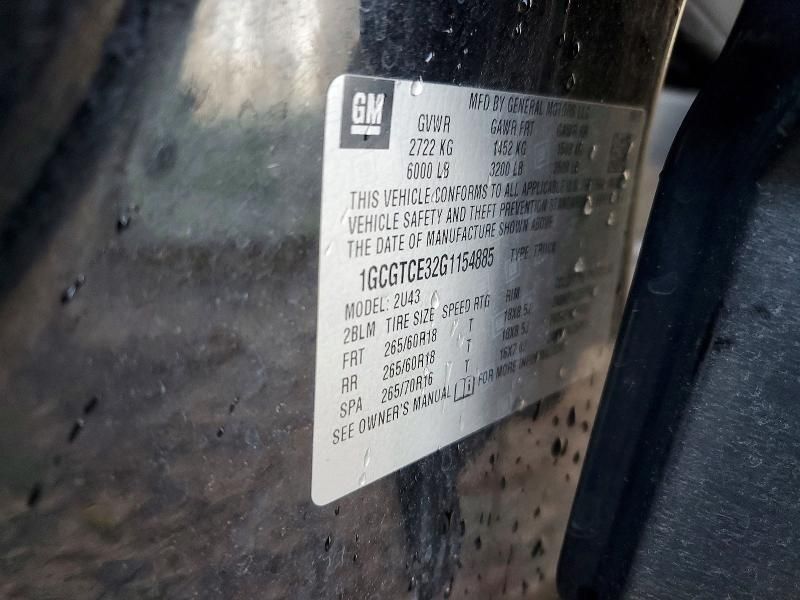 2016 Chevrolet Colorado lt