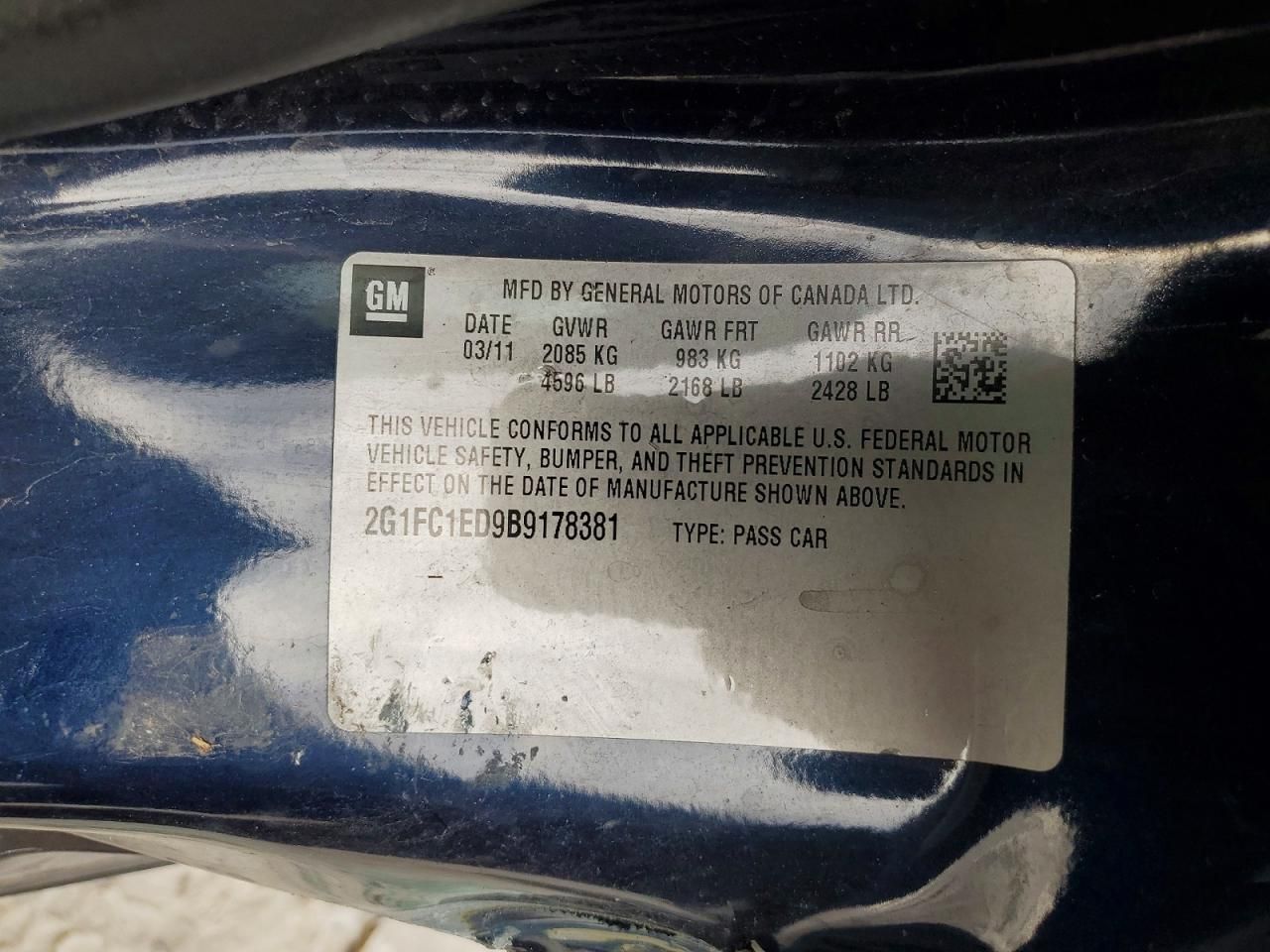 2011 Chevrolet Camaro lt