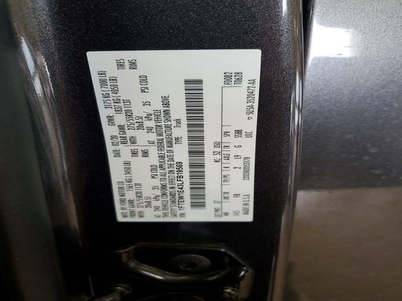 2020 Ford F150 Supercrew