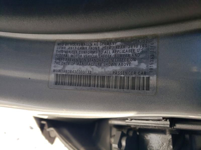 2003 Volkswagen Passat glx 4motion