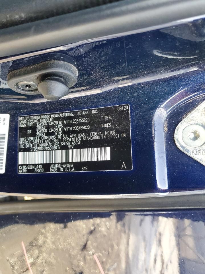 2021 Toyota Highlander Hybrid Platinum