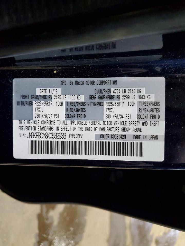 2019 Mazda Cx-5 Touring