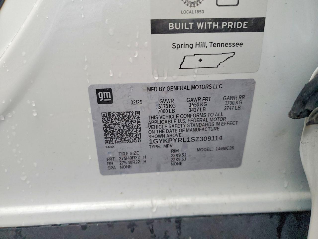 2025 Cadillac Lyriq Sport