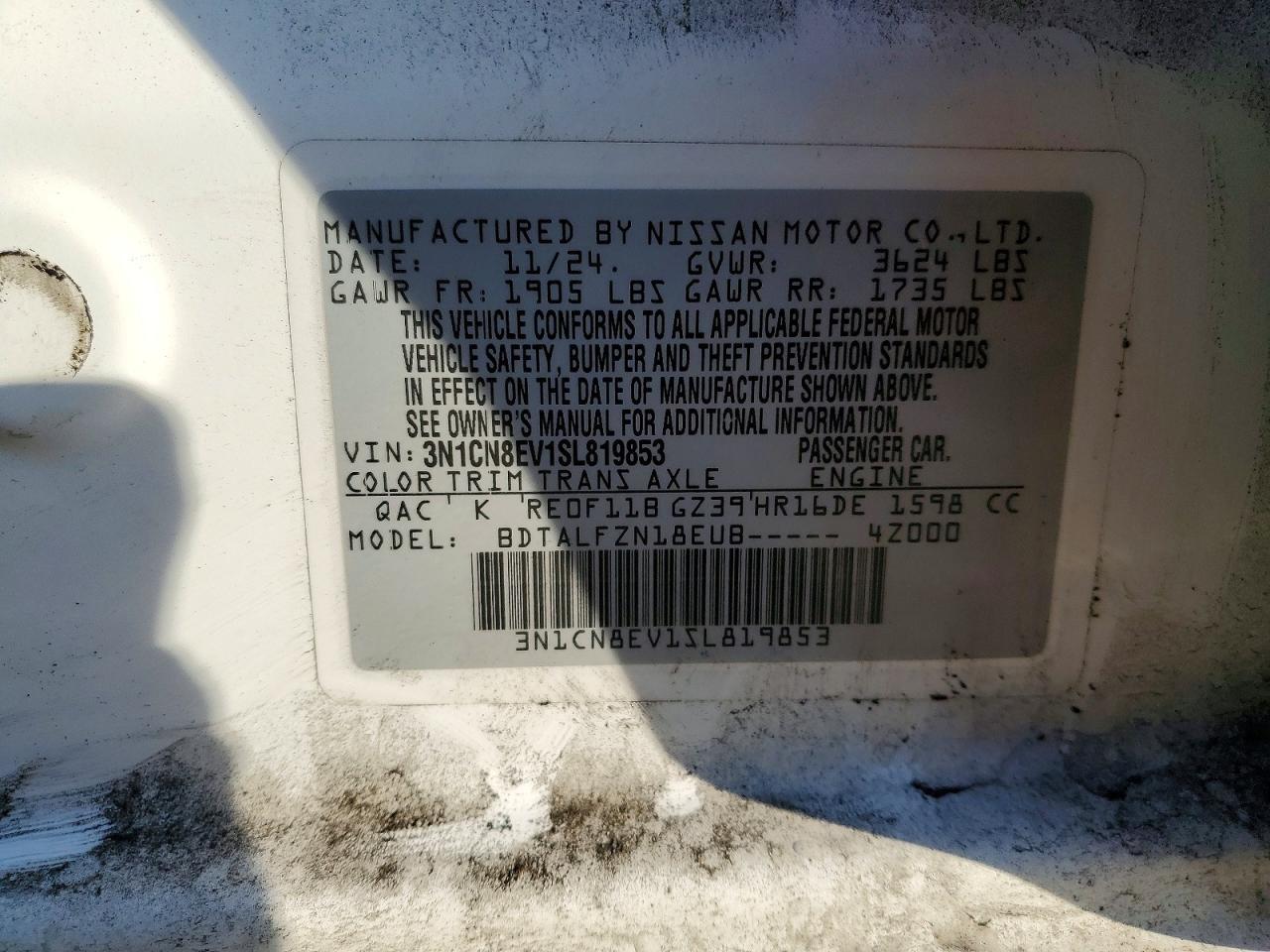 2025 Nissan Versa sv