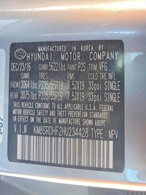 2017 Hyundai Santa fe se Ultimate