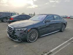 Mercedes-Benz S-class salvage cars for sale: 2022 Mercedes-Benz S 580 4matic
