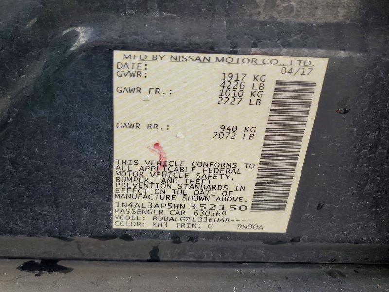 2017 Nissan Altima 2.5 s