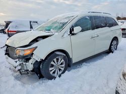Honda Odyssey ex salvage cars for sale: 2016 Honda Odyssey ex