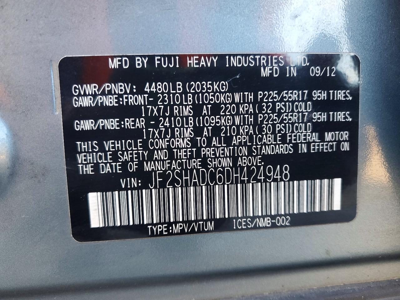 2013 Subaru Forester 2.5x Premium