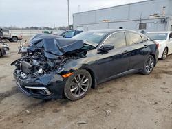 Honda salvage cars for sale: 2019 Honda Civic exl