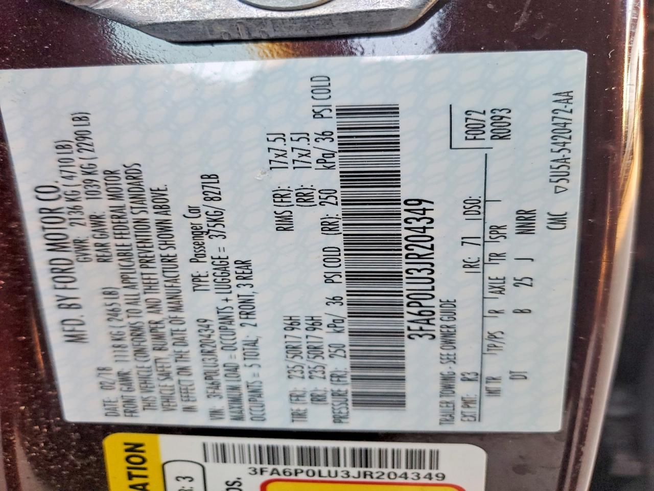 2018 Ford Fusion se Hybrid