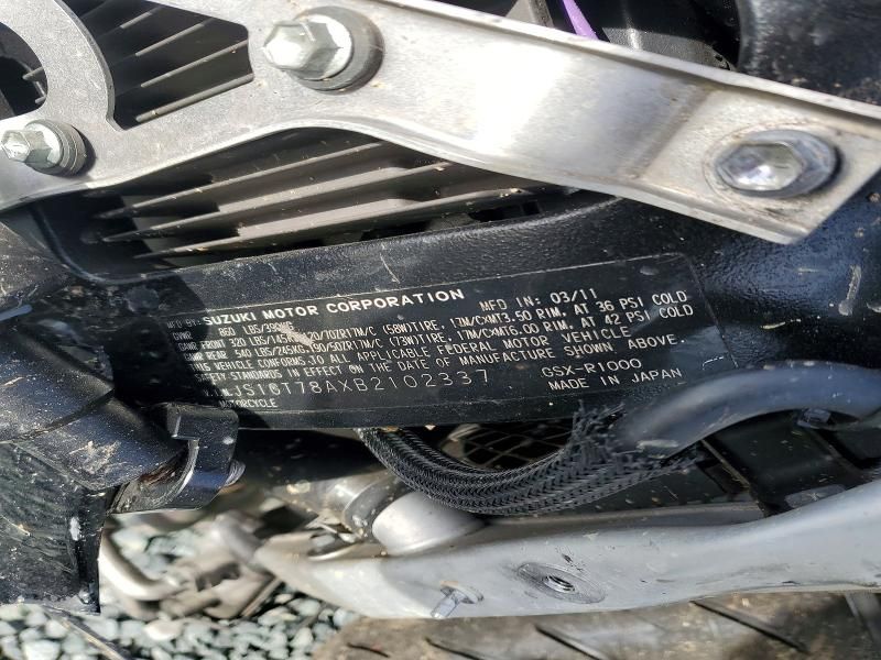 2011 Suzuki Gsx-r1000