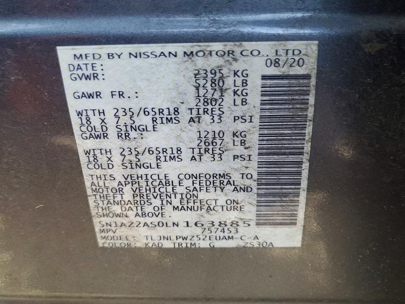 2020 Nissan Murano s