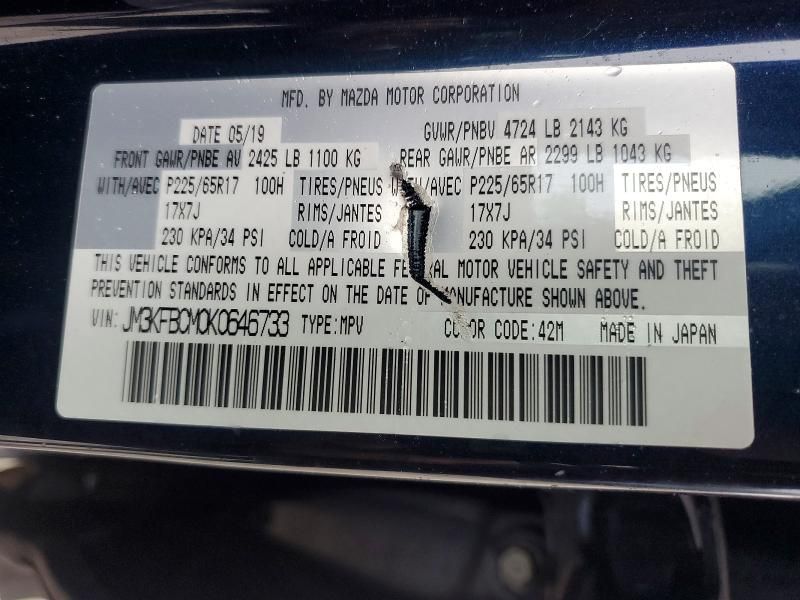 2019 Mazda Cx-5 Touring